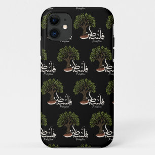 Palestina Arabisch woord met Palestijnse olijfboom Case-Mate iPhone Case