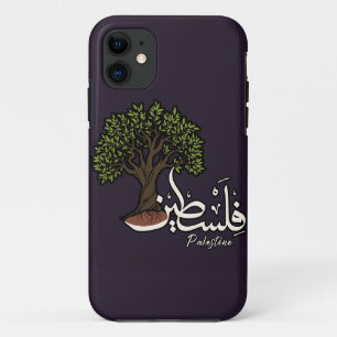 Palestina Arabisch woord met Palestijnse olijfboom Case-Mate iPhone Case