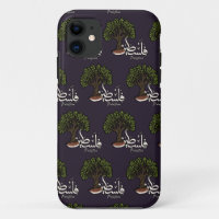 Palestina Arabisch woord met Palestijnse olijfboom