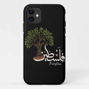 Palestina Arabisch woord met Palestijnse olijfboom Case-Mate iPhone Case
