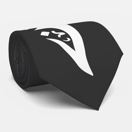 Palestina Arabisch woord Wordart- kaart woord Stropdas (Opgerold)