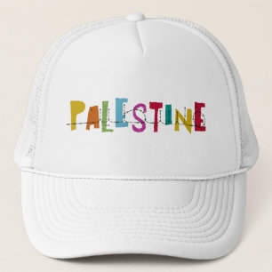 PALESTINA Arabische naam Kleurrijk  Trucker Pet