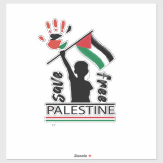 Palestina Autosticker, Palestijnse Vlag Decal, Gaz Sticker