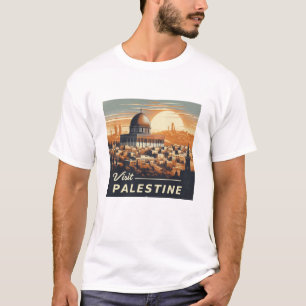 Palestina - Bezoek Palestina - Rotskoepel T-shirt