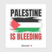PALESTINA BLOEDT STICKER (Vel)