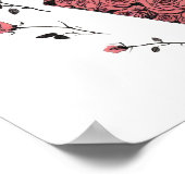 Palestina Bloemenkaart Poster (Hoek)