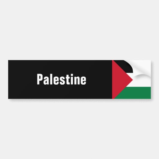 Palestina Bumpersticker (Voorkant)