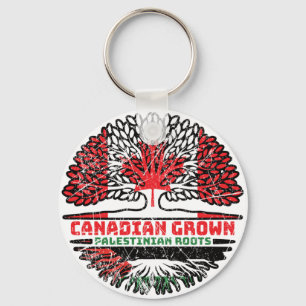Palestina - Canada - boomstammen Sleutelhanger