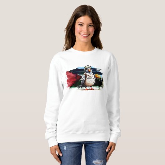 Palestina - De duif van de vrede Trui (Voorkant volledig)