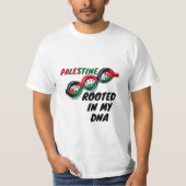 Palestina DNA-T-shirt T-shirt (Voorkant)