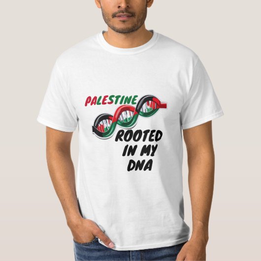 Palestina DNA-T-shirt T-shirt (Voorkant)