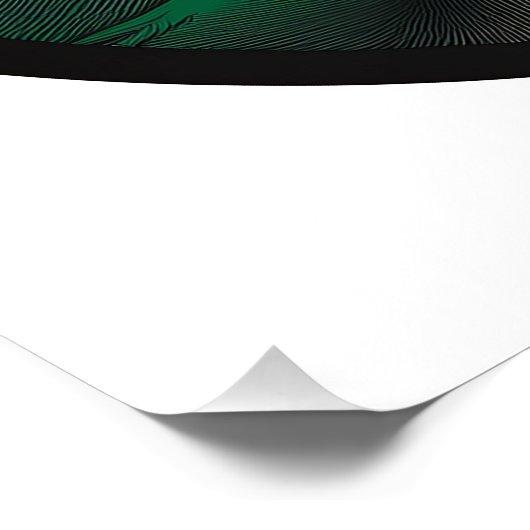 Palestina Dove van de Vrede Perfect Poster (Hoek)