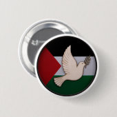 Palestina Dove van de Vrede Ronde Button 5,7 Cm (Voorkant /achterkant)