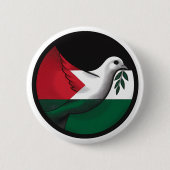 Palestina Dove van de Vrede Ronde Button 5,7 Cm (Voorkant)