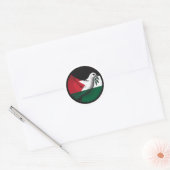 Palestina Dove van de Vrede Ronde Sticker (Envelop)