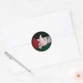 Palestina Dove van de Vrede Ronde Sticker (Envelop)