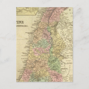 Palestina en aangrenzende landen briefkaart
