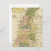 Palestina en aangrenzende landen briefkaart (Voorkant / Achterkant)