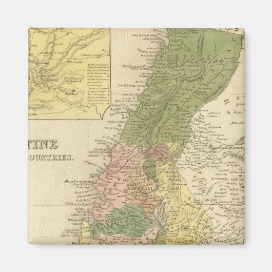 Palestina en aangrenzende landen magneet (Voorkant)