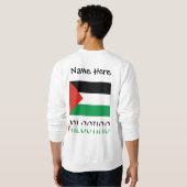 Palestina en Palestijnse vlag gepersonaliseerd Trui (Achterkant volledig)