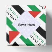 Palestina en Palestijnse vlag met uw Nam Bedankdoosjes (Bovenkant)