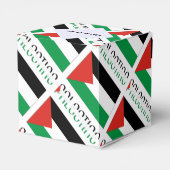 Palestina en Palestijnse vlag met uw Nam Bedankdoosjes (Achterkant)