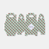 Palestina en Palestijnse vlag met uw Nam Bedankdoosjes (Uitgevouwen)