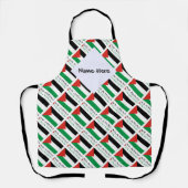 Palestina en Palestijnse vlag met uw Nam Schort (Voorkant)