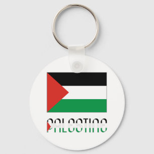 Palestina en Palestijnse vlag Sleutelhanger