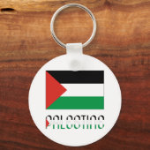 Palestina en Palestijnse vlag Sleutelhanger (Voorkant)
