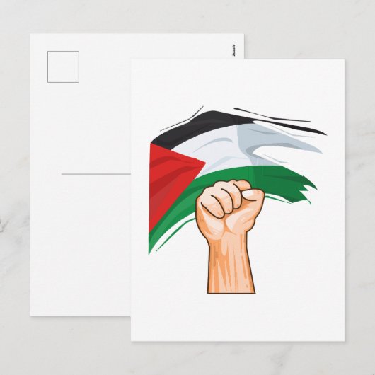 Palestina Feestdagenkaart (Voorkant / Achterkant)
