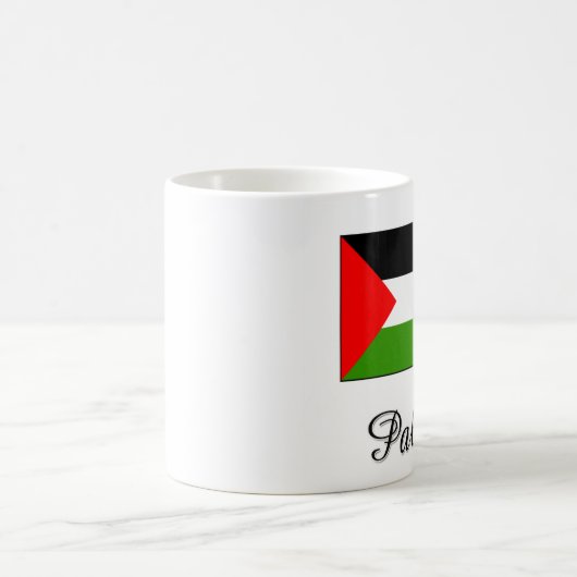 Palestina Flag Design Magische Mok (Center)