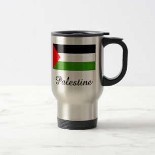 Palestina Flag Design Reisbeker