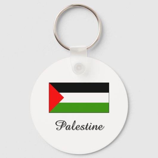 Palestina Flag Design Sleutelhanger (Voorkant)