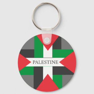 Palestina Footballer Sport Voetbal Sleutelhanger