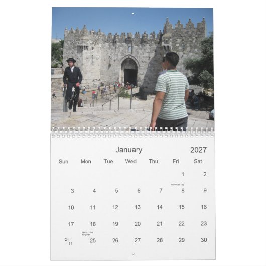 Palestina-fotokalender Kalender (Jan 2027)