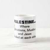 Palestina...glimlacht naar elkaar koffiemok (Center)