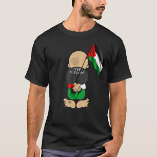 Palestina Handala houdt Palestijnse vlag vrij T-shirt