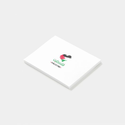 Palestina hart post-it® notes (Schuin)