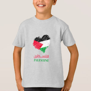Palestina hart t-shirt