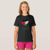 Palestina hart t-shirt (Voorkant volledig)