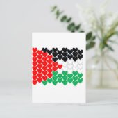 Palestina harten briefkaart (Staand voorkant)
