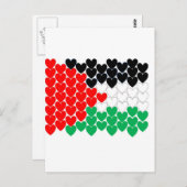 Palestina harten briefkaart (Voorkant / Achterkant)