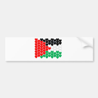 Palestina harten bumpersticker