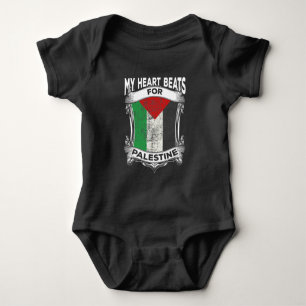 Palestina Heart Gaza Vrede Palestijnse routes Romper