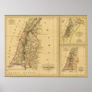 Palestina, het Koninkrijk Israël Poster
