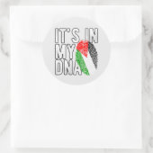 Palestina Het zit in mijn DNA Ronde Sticker (Tas)