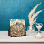 Palestina Illustratie Tafelblad Plaque met Ezel Fotoplaat (Insitu)