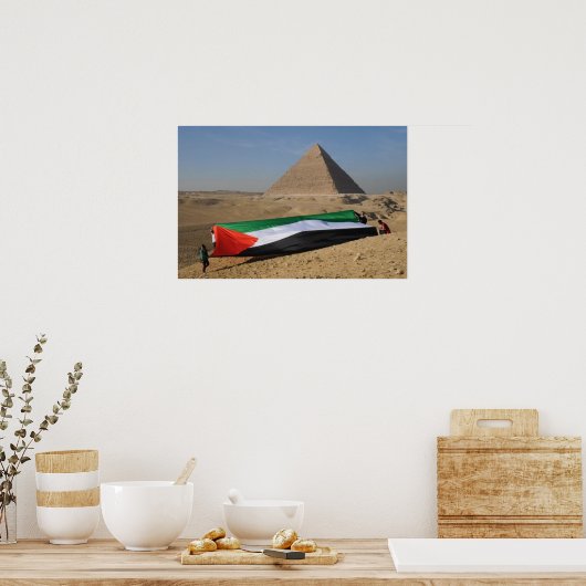 Palestina in Egypte Poster (Keuken)