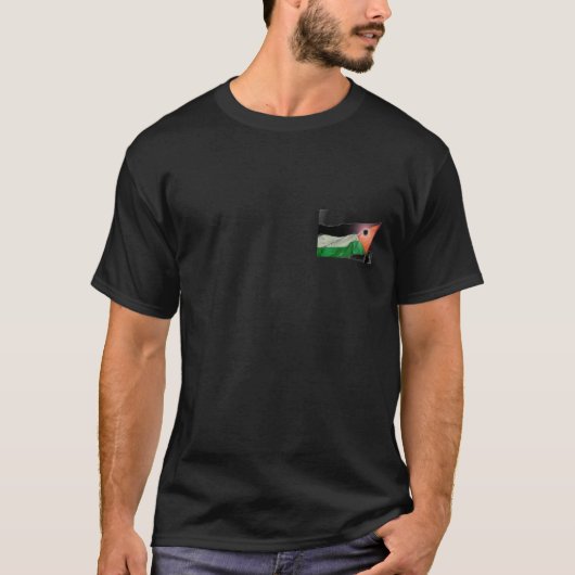 Palestina in palestina t-shirt (Voorkant)